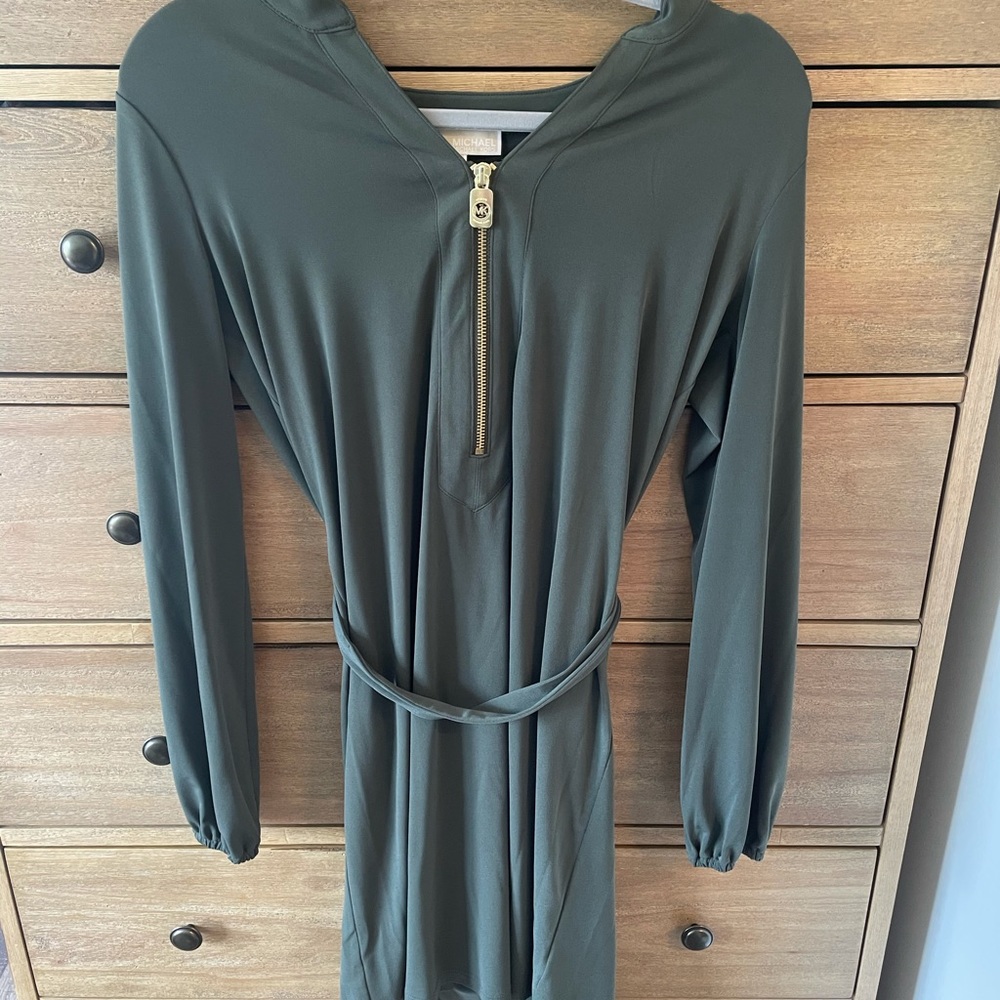 Olive Michael Kors Long Sleeve Dress